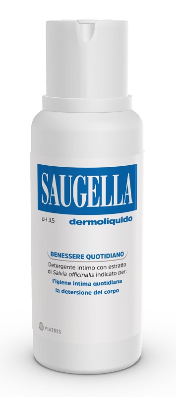 SAUGELLA DERMOLIQUIDO PH 3,5 DETERGENTE INTIMO BENESSERE QUOTIDIANO 250 ML - Farmacia-flash.it