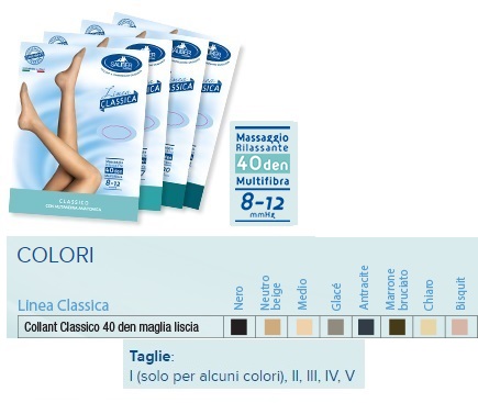 SAUBER COLLANT 40 DENARI COLORE MEDIO MAGLIA LISCIA MED 5 LINEA CLASSICA - Farmacia-flash.it