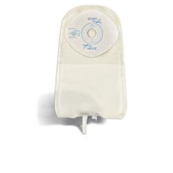 SACCA UROSTOMIA TRASPARENTE PRETAGLIATA MONO PEZZO CON BARRIERA PROTETTIVA IN STOMAHESIVE E VALVOLA ANTIREFLUSSO URODRESS 25MM 10 PEZZI - Farmacia-flash.it