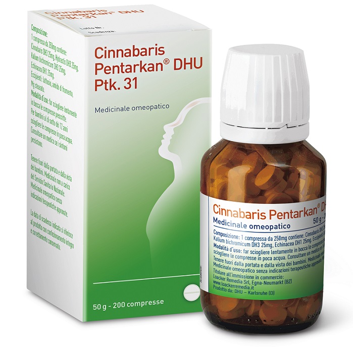 CINNABARIS 31 PTK 200 COMPRESSE 50 G - Farmacia-flash.it