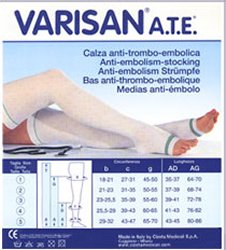 VARISAN ATE 18MMHG CALZA AUTOREGGENTE AG PA BIANCO 3 - Farmacia-flash.it