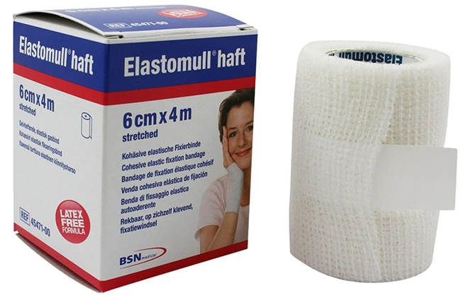 BENDA ELASTICA AUTOADESIVA ELASTOMULL HAFT BLU 6X400 CM - Farmacia-flash.it