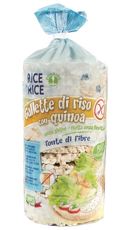 RICE&RICE GALLETTE DI RISO CON QUINOA 100 G SENZA LIEVITO - Farmacia-flash.it