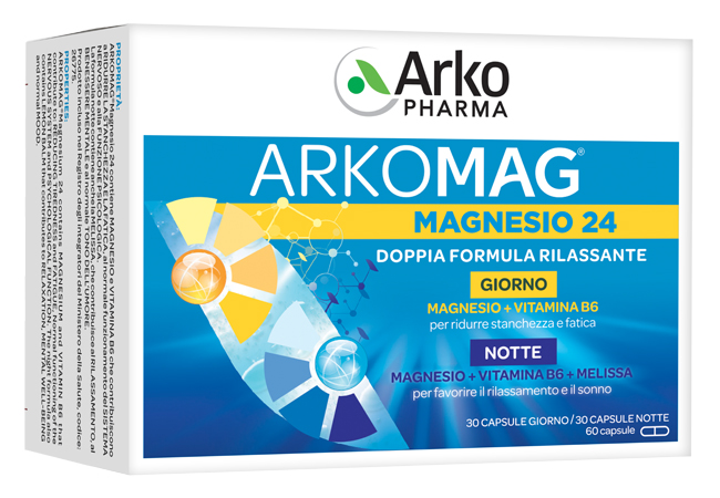 MAGNESIO 24 60 CAPSULE - Farmacia-flash.it