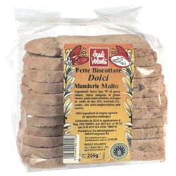 FETTE BISCOTTATE DOLCI MANDORLA MALTO 250 G - Farmacia-flash.it