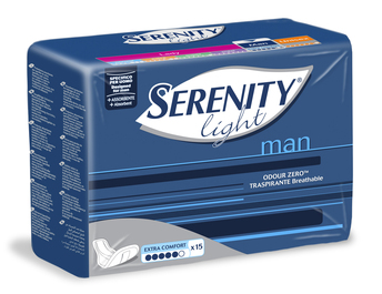 PANNOLINO SERENITY LIGHT MAN EXTRA COMFORT 15 PEZZI - Farmacia-flash.it