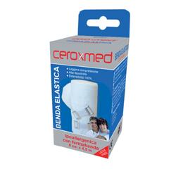 BENDA ELASTICA CEROXMED 10X450 CM CON GANCIO 1 PEZZO - Farmacia-flash.it