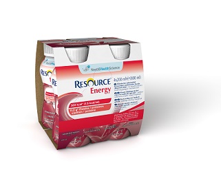 RESOURCE ENERGY FRAGOLA/LAMPONE 4 BOTTIGLIE 200 ML - Farmacia-flash.it