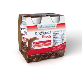 RESOURCE ENERGY CIOCCOLATO 4 BOTTIGLIE 200 ML - Farmacia-flash.it