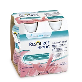 RESOURCE HP/HC FRAGOLA 4 BOTTIGLIE 200 ML - Farmacia-flash.it