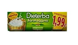 DIETERBA OMOGENEIZZATO FORMAGGINO 3 PEZZI 80 G - Farmacia-flash.it