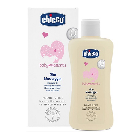 CHICCO COSMETICI BABY MOMENTS OLIO MASSAGGIO 200 ML - Farmacia-flash.it