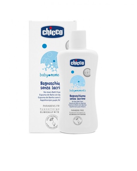 CHICCO COSMETICI BABY MOMENTS BAGNOSCHIUMA 200 ML - Farmacia-flash.it