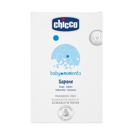 CHICCO COSMETICI BABY MOMENTS SAPONETTA 100 G - Farmacia-flash.it
