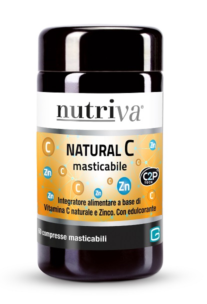 NUTRIVA NATURAL C 60 COMPRESSE MASTICABILI - Farmacia-flash.it