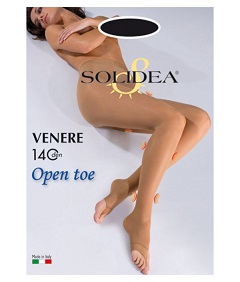 VENERE 140 OPEN TOE COLLANT NERO 2-M - Farmacia-flash.it