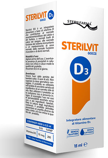 STERILVIT D3 GOCCE 15 ML - Farmacia-flash.it
