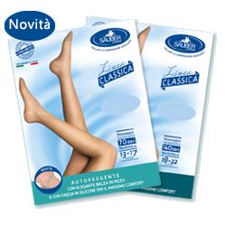 SAUBER CALZA AUTOREGGENTE 70 DENARI MAGLIA MICRORETE NERO 5 LINEA CLASSICA - Farmacia-flash.it