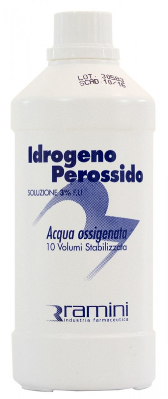 PEROSSIDO D'IDROGENO FU SOLUZIONE 3% 10 VOLUMI 200 ML - Farmacia-flash.it