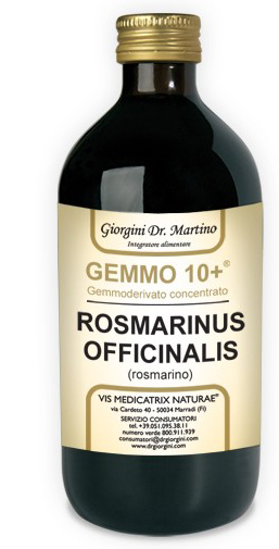 GEMMO 10+ ROSMARINO LIQUIDO ANALCOLICO 500 ML - Farmacia-flash.it