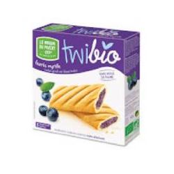LE MOULIN DU PIVERT TWIBIO MERENDA AL MIRTILLO BIO SENZA LIEVITO DI BIRRA CON OLIO DI GIRASOLE SENZA OLIO DI PALMA 150 G - Farmacia-flash.it