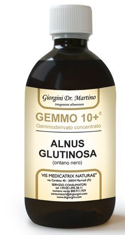GEMMO 10+ ONTANO NERO 500 ML LIQUIDO ANALCOLICO - Farmacia-flash.it