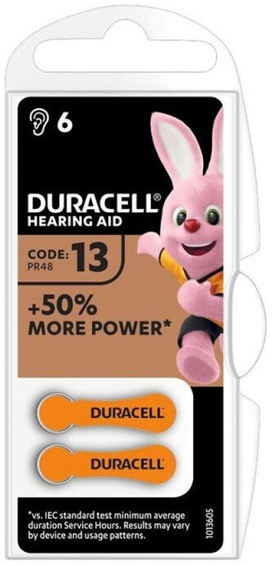 DURACELL EASY TAB 13 ARANCIO BATTERIA PER APPARECCHIO ACUSTICO - Farmacia-flash.it