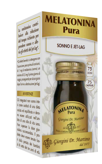 MELATONINA PURA 75 PASTIGLIE - Farmacia-flash.it