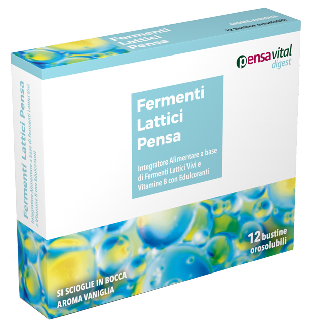 FERMENTI LATTICI VIVI E VITAMINE B 12 VANIGLIA BUSTINE OROSOLUBILI - Farmacia-flash.it