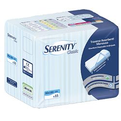 TRAVERSA SALVAMATERASSO PER INCONTINENZA SERENITY CLASSIC ALOE 80X180CM 15 PEZZI FARMABILITY - Farmacia-flash.it