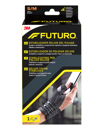 STABILIZZATORE PER POLLICE FUTURO NERO LARGE/EXTRA LARGE 1 PEZZO - Farmacia-flash.it