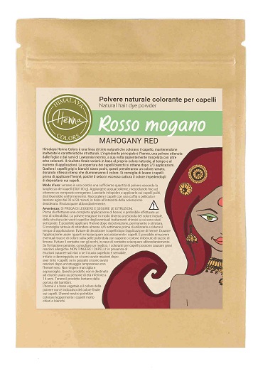 HIMALAYA HENNA COLORS ROSSO MOGANO 100 G - Farmacia-flash.it