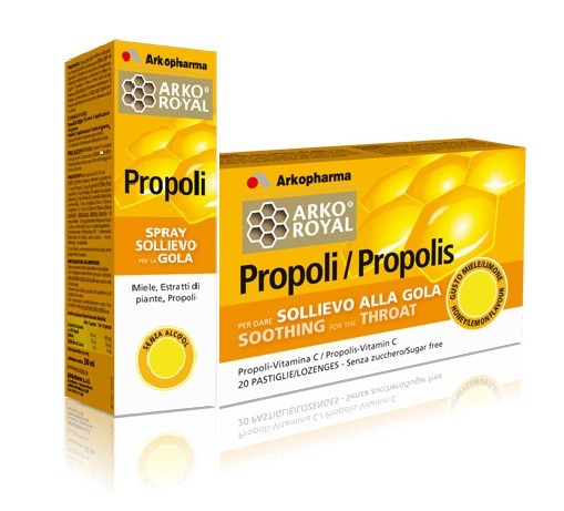 PACK GOLA PROPOLI COMPOSTO DA SPRAY 30 ML + PASTIGLIE 24 G - Farmacia-flash.it