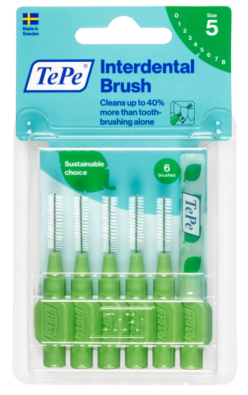 TEPE SCOVOLINO VERDE 0,8MM 6 PEZZI - Farmacia-flash.it