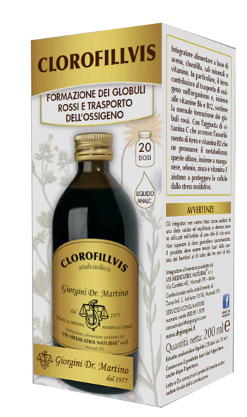 CLOROFILLVIS LIQUIDO ANALCOLICO 200 ML - Farmacia-flash.it