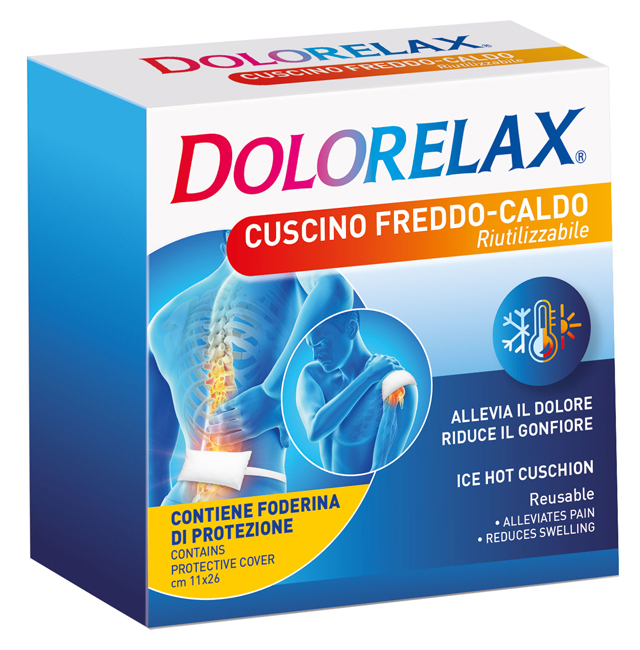 ICE HOT DOLORELAX CUSCINO RIUTILIZZABILE 11X26 CM 2 PEZZI - Farmacia-flash.it