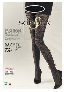RACHEL LACE 70 COLLANT FANTASIA NERO 2-M - Farmacia-flash.it