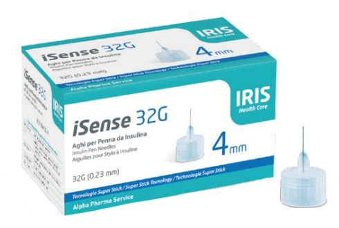I SENSE AGO PER INSULINA GAUGE 32 4 MM 100 PEZZI - Farmacia-flash.it
