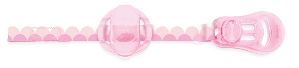 CHICCO CLIP SALVASUCCHIETTO ROSA 1 PEZZO - Farmacia-flash.it