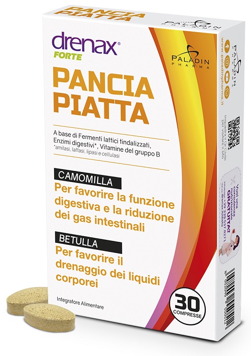 DRENAX FORTE PANCIA PIATTA 30 COMPRESSE - Farmacia-flash.it