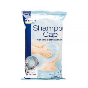 CUFFIA SHAMPOO PREUMIDIFICATA TENA SHAMPOO CAP CUFFIA 1 PEZZO - Farmacia-flash.it