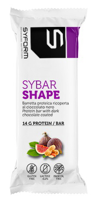 SYBAR SHAPE BARRETTA PROTEICA RICOPERTA FICHI/ARACHIDI 50 G - Farmacia-flash.it