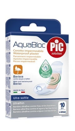 CEROTTO PIC AQUABLOC 25X72MM ANTIBATTERICO 10 PEZZI - Farmacia-flash.it