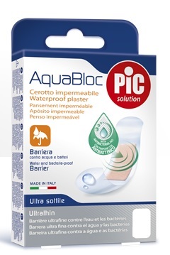 CEROTTO PIC AQUABLOC CM10X8 ANTIBATTERICO 5 PEZZI - Farmacia-flash.it