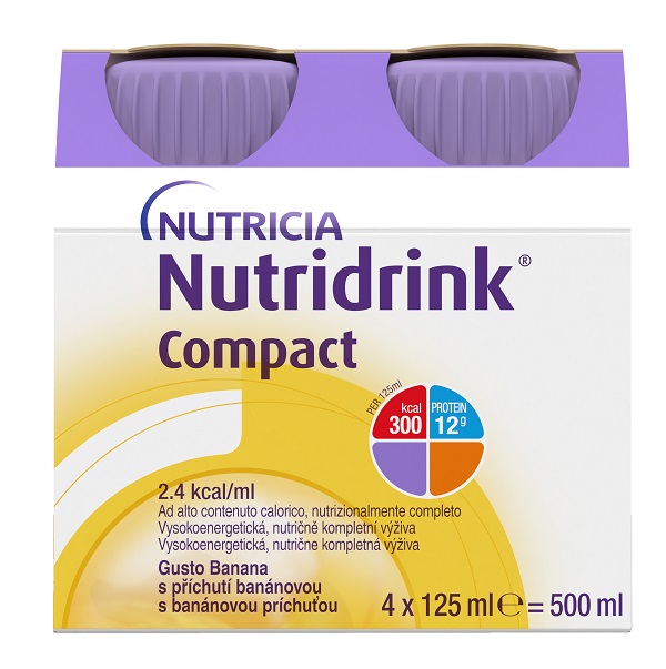 NUTRIDRINK COMPACT BANANA 4X125 ML - Farmacia-flash.it