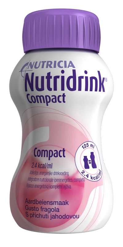 NUTRIDRINK COMPACT FRAGOLA 4X125 ML - Farmacia-flash.it