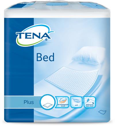 TRAVERSA PER INCONTINENZA NON RIMBOCCABILE TENA BED PLUS 60X40CM 40 PEZZI - Farmacia-flash.it