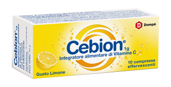 CEBION EFFERVESCENTE VITAMINA C LIMONE 10 COMPRESSE - Farmacia-flash.it