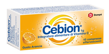 CEBION EFFERVESCENTI VITAMINA C ARANCIA 10 COMPRESSE - Farmacia-flash.it