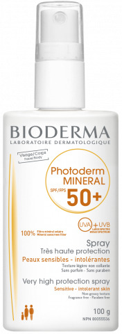 PHOTODERM MINERAL SPF50+ SPRAY 100 ML PROTEZIONE PELLE ATOPICA O ALLERGICA - Farmacia-flash.it